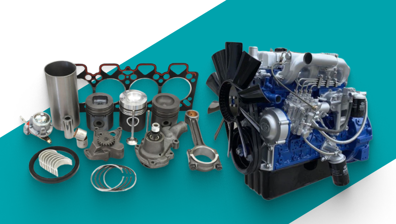 Запчасти на китайские двигатели YUCHAI, DONGFENG, WEICHAI-DEUTZ, SHANGHAI на складе в Алматы